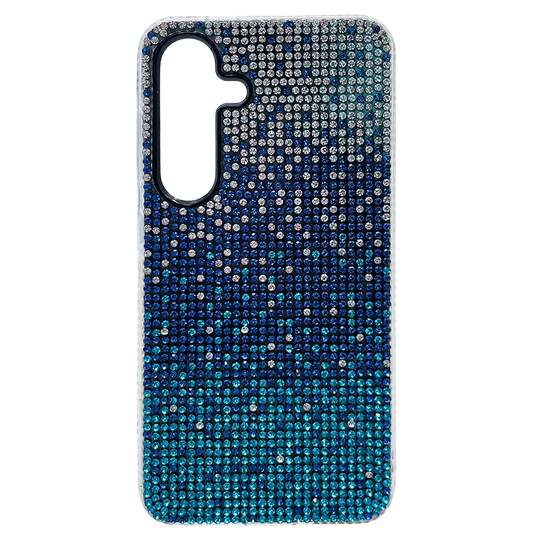 Samsung Galaxy S25/S24 Designed Case Bling Party Diamond Blue